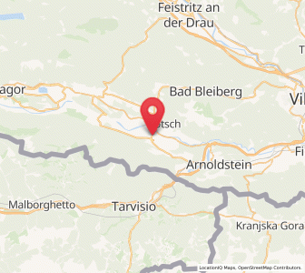 Map of Feistritz an der Gail, Carinthia