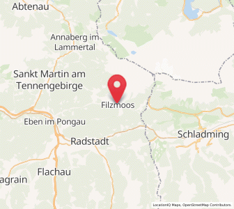 Map of Filzmoos, Salzburg