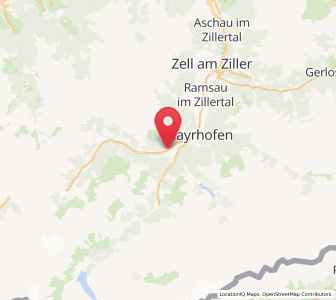 Map of Finkenberg, Tyrol