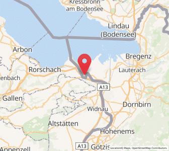 Map of Gaißau, Vorarlberg