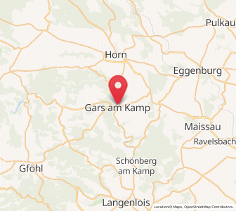 Map of Gars am Kamp, Lower Austria