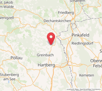 Map of Grafendorf bei Hartberg, Styria