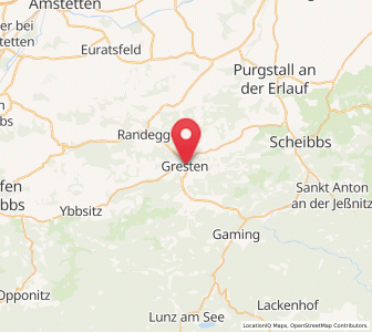 Map of Gresten, Lower Austria