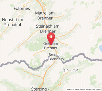 Map of Gries am Brenner, Tyrol