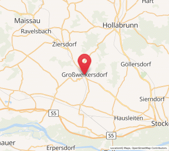 Map of Großweikersdorf, Lower Austria