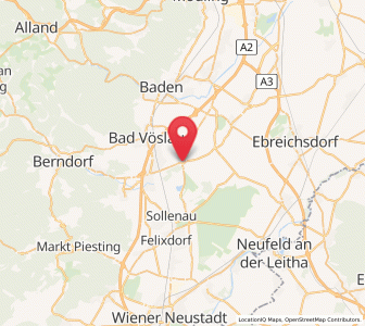 Map of Günselsdorf, Lower Austria