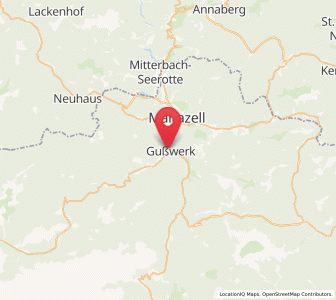 Map of Gusswerk, Styria
