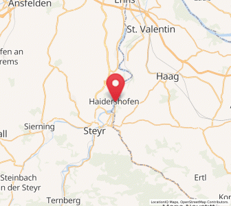 Map of Haidershofen, Lower Austria