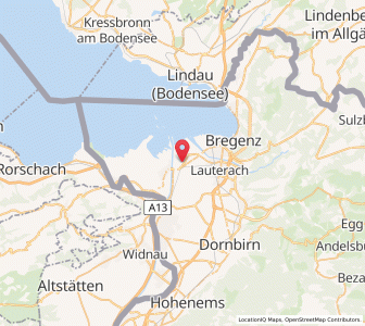 Map of Hard, Vorarlberg