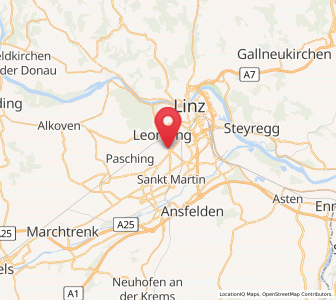 Map of Hart, Upper Austria