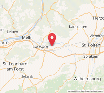 Map of Haunoldstein, Lower Austria