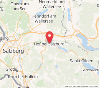 Map of Hof bei Salzburg, Salzburg