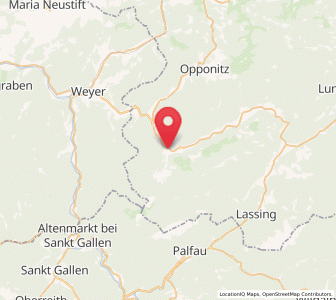 Map of Hollenstein an der Ybbs, Lower Austria