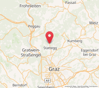 Map of Hub, Styria