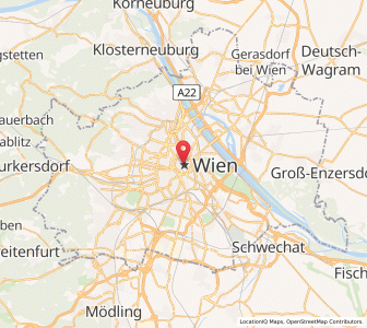 Map of Innere Stadt, Vienna