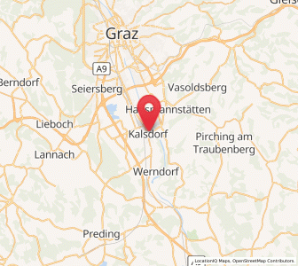 Map of Kalsdorf bei Graz, Styria