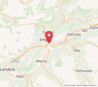 Map of Karrösten, Tyrol