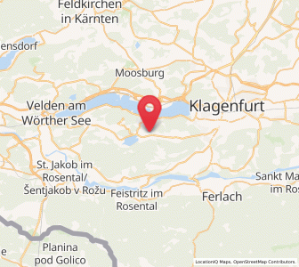 Map of Keutschach am See, Carinthia