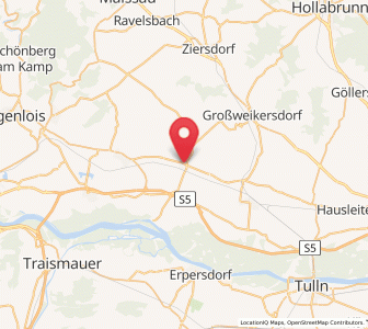 Map of Kirchberg am Wagram, Lower Austria