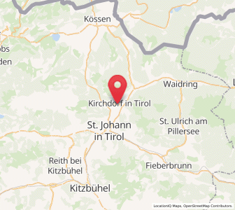 Map of Kirchdorf in Tirol, Tyrol