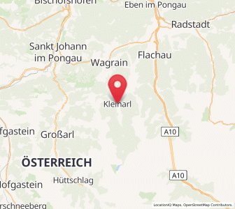 Map of Kleinarl, Salzburg