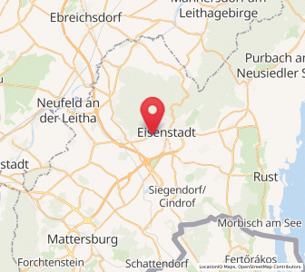 Map of Kleinhöflein im Burgenland, Burgenland