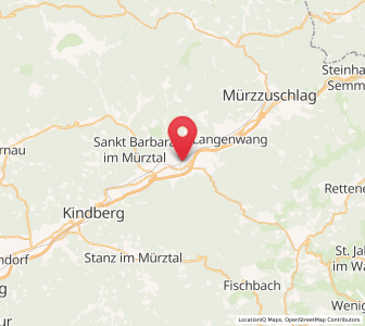 Map of Krieglach, Styria