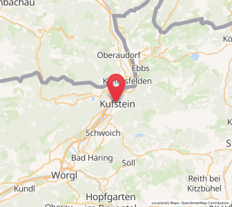 Map of Kufstein, Tyrol