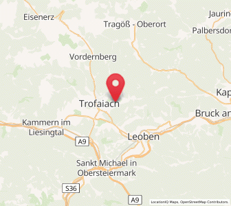 Map of Laintal, Styria