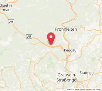 Map of Land-Übelbach, Styria