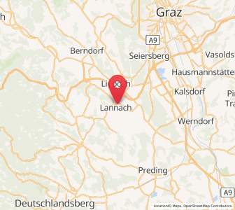 Map of Lannach, Styria