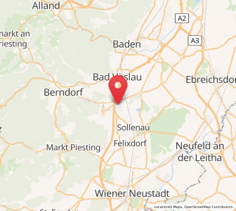 Map of Leobersdorf, Lower Austria