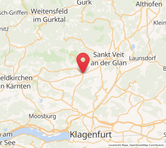 Map of Liebenfels, Carinthia