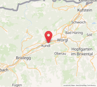 Map of Liesfeld, Tyrol