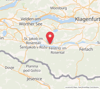 Map of Ludmannsdorf, Carinthia