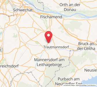 Map of Margarethen am Moos, Lower Austria