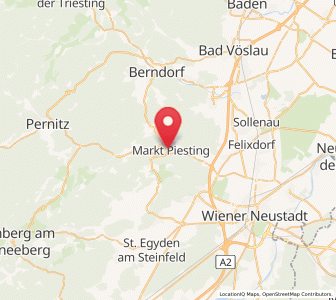 Map of Markt Piesting, Lower Austria