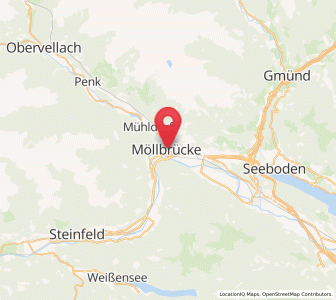 Map of Möllbrücke, Carinthia