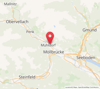 Map of Mühldorf, Carinthia