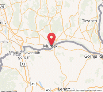 Map of Mureck, Styria