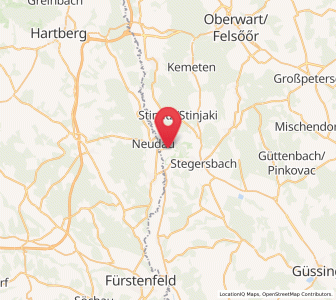 Map of Neudauberg, Burgenland