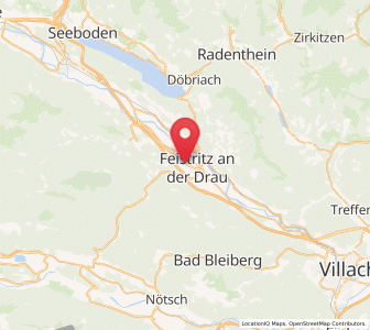 Map of Nikelsdorf, Carinthia