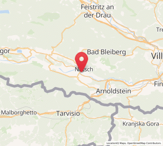 Map of Nötsch, Carinthia