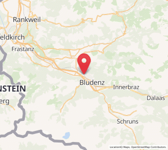 Map of Nüziders, Vorarlberg