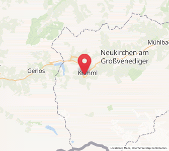Map of Oberkrimml, Salzburg