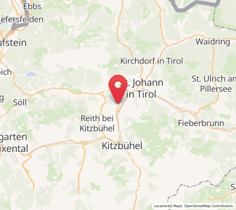Map of Oberndorf in Tirol, Tyrol