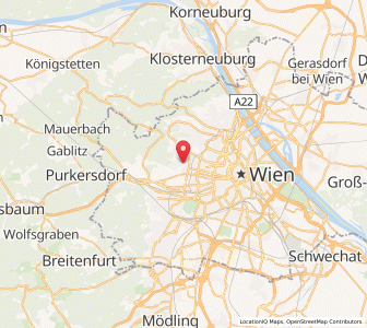Map of Ottakring, Vienna