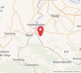 Map of Penz, Lower Austria