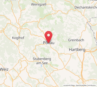 Map of Pöllau, Styria
