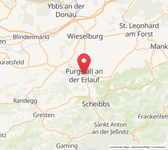 Map of Purgstall, Lower Austria